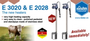 The new heaters E 3020 & E 2028