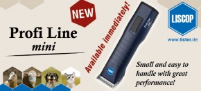 The new "PROFI LINE MINI" small animal clipper